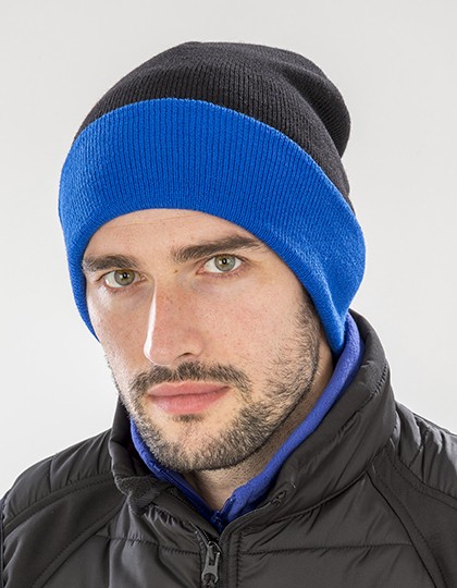 Result Recycled Black Compass Beanie in 6 Farben