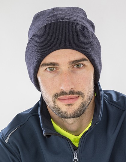 Result Recycled Woolly Ski Hat in 2 Farben